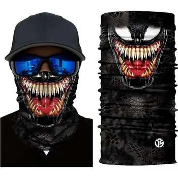 Nákrčník Nákrčník s potiskem tváře černý 2