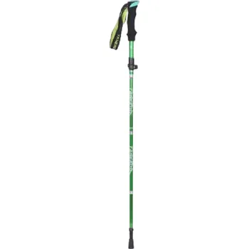 Trekingová hůl Skládací trekingová hůl 110 - 130 cm zelená
