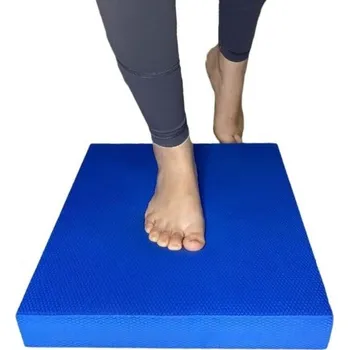 Pěnová balanční podložka na cvičení 40 x 33 x 5 cm modrá