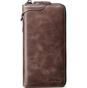 Peněženka Pánská kožená peněženka velká M522 tmavě hnědá