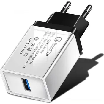 USB síťový adaptér Quick Charge K720 černá