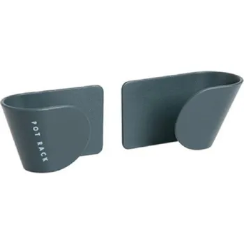 Nástěnný držák na poklice tmavě zelená