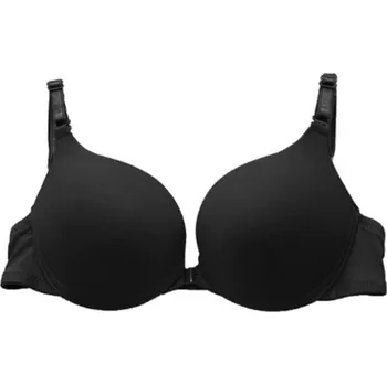 Podprsenka Stylová podprsenka s předním zapínáním černá 70B