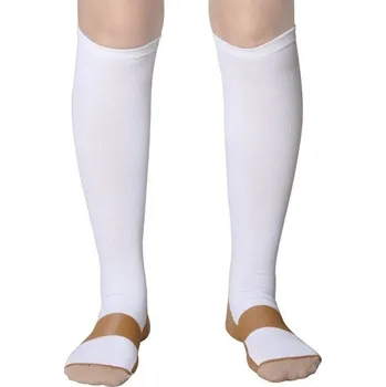 Kompresní podkolenky T827 bílá S/M