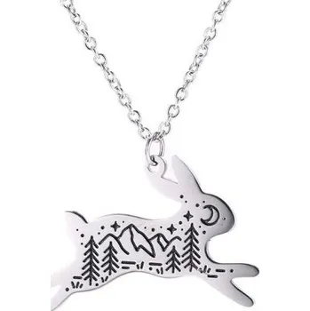 Náhrdelník Náhrdelník s přívěskem zvíře stříbrná 5