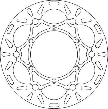 Brzda pro motocykl brzdový kotouč plovoucí, NEWFREN SUZUKI DR-Z 400 E 2000-2007