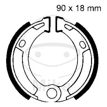 Motodíl Sada brzdových čelistí EBC 931 neobsahuje pružiny 931