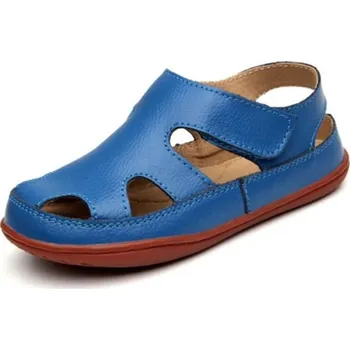 Dívčí sandály Dětské kožené sandály modrá 29,5