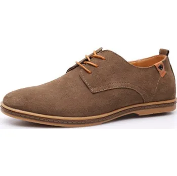 Pánské polobotky Pánské stylové polobotky J3060 světle hnědá 44