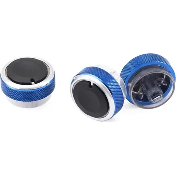 Knoflíky pro ovládání klimatizace Ford 3 ks modrá