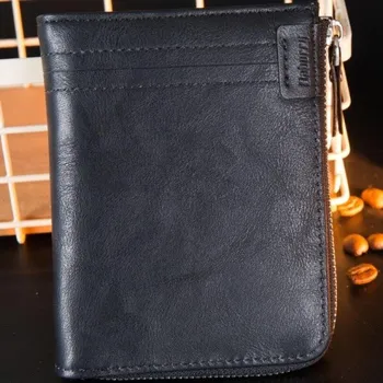 Peněženka Pánská kožená peněženka M611 černá