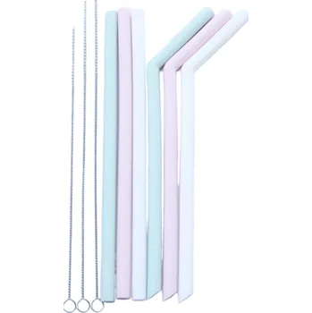 Znovupoužitelná brčka s čistícími kartáčky 6 ks 1