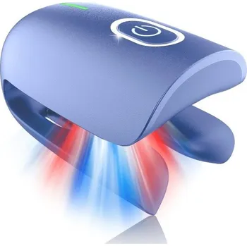 UV lampa na nehty Laserové zařízení na čištění plísní na nehty Přenosný dobíjecí odstraňovač plísně USB-C Léčba plísně nehtů modrým, červeným a ultrapulzním neviditelným světlem 3 x 3 x 5 cm