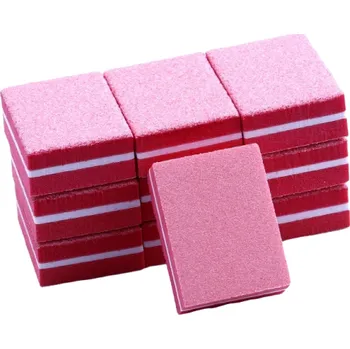 Brusný blok na nehty 100/180 10 ks červená