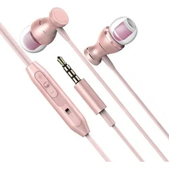 Mikrofon Sluchátka s mikrofonem K1746 růžová