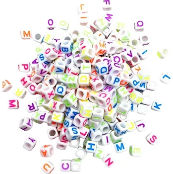 Dětské navlékací korálky Navlékací korálky písmena 100 ks 6