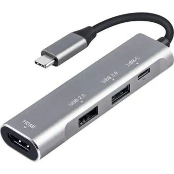 USB hub USB-C Rozbočovač hub na HDMI / USB 2.0 / USB 3.0 / USB-C