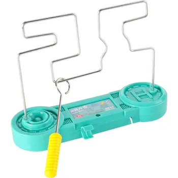 Dřevěná hračka Motorická hračka labyrint tyrkysová