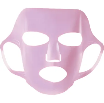 Pleťová maska Silikonová maska na obličej L&nbsp;29&nbsp;x 22 cm růžová