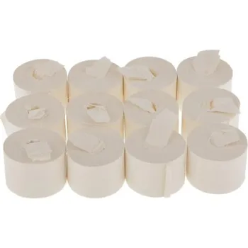 Stuha Mouth coils nekonečná bílá stuha 12 ks