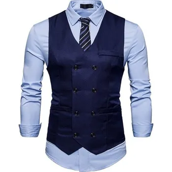 Pánská vesta Pánská vesta F395 tmavě modrá S