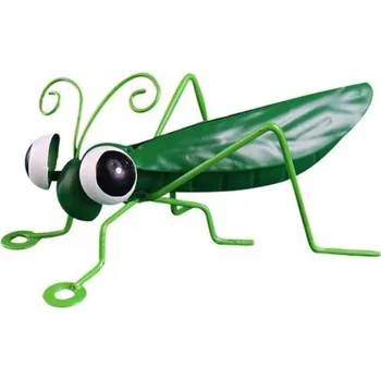 Zahradní dekorace Nástěnná zahradní dekorace cvrček tmavě zelená