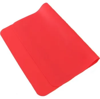 Váleček na těsto Silikonová pečicí podložka 40 x 30 cm červená