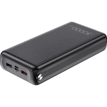 Powerbanka Powerbanka QC 3.0 PD 30000 mAh černá