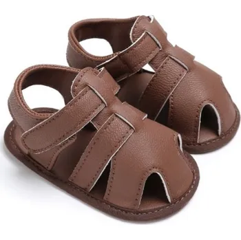 Dívčí obuv Dětské letní capáčky hnědá 0-6 měsíců
