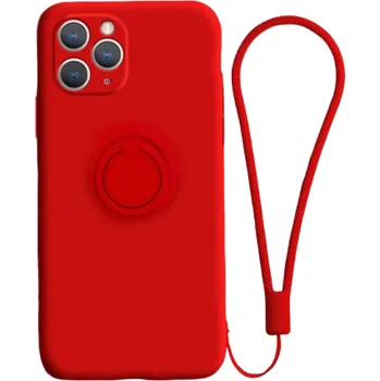 Pouzdro na mobilní telefon Ochranný kryt s magnetem pro Xiaomi Redmi Note 9 Pro červená