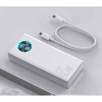 Powerbanka Powerbanka 65W (PD3.0 + QC3.0) 30000mAh bílá