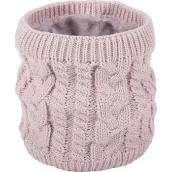 Šála Pletený nákrčník růžová