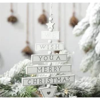 Vánoční dekorace Závěsná vánoční dekorace stromeček 4