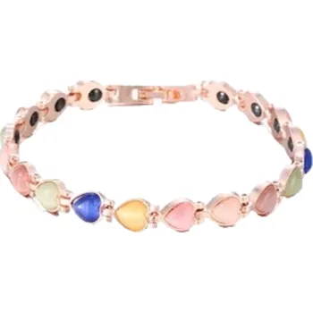 Náramek Magnetický náramek pro lepší spánek se srdíčky vícebarevná