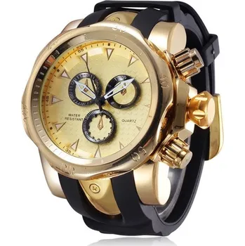 Hodinky Pánské luxusní hodinky J3353 zlatá