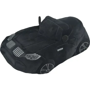 Pánské pantofle Plyšové pantofle ve tvaru auta černá