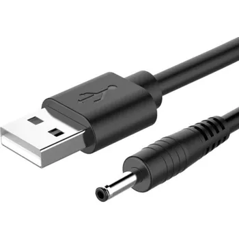 Napájecí kabel Napájecí kabel USB na DC 3.5mm M/M 1 m K1016 černá