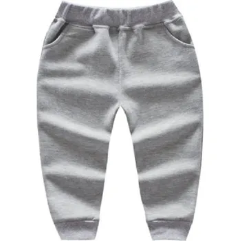 Chlapecké bavlněné tepláky J904 šedá 18-24 měsíců