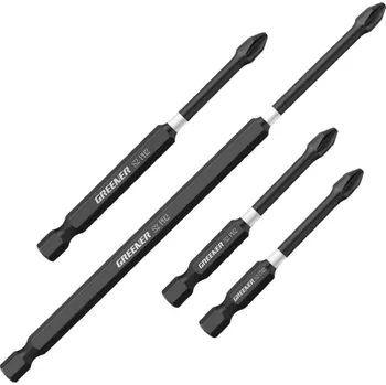 Bit Magnetické bity 1/4" do vrtačky 4 ks