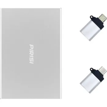 Externí pevný disk Externí pevný disk s OTG adaptéry stříbrná 160GB