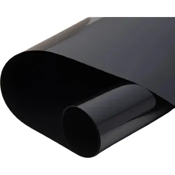 Roleta Ochranná okenní fólie neprůhledná černá 45 x 300 cm Samolepicí zatemňovací fólie na sklo Fólie na okna Ochrana soukromí Dekorace