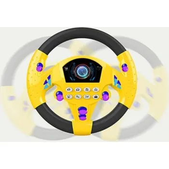 Hudební nástroj pro děti Dětský hrací volant žlutá