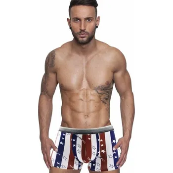 Boxerky Pánské boxerky s hvězdičkami A2707 M