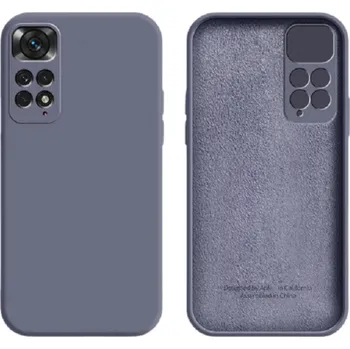 Pouzdro na mobilní telefon Silikonový ochranný kryt pro Xiaomi Redmi Note 10 Pro šedá