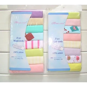 teploměr do vody pro miminko Novorozenecký ručník - 8 ks dívčí