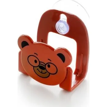 Držák na houbičku se zvířátky hnědá