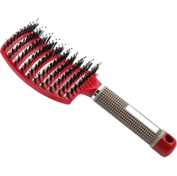 kartáč na vlasy Kartáč na vlasy se štětinami červená