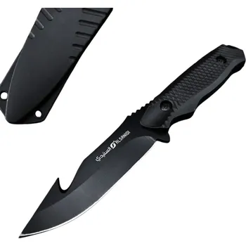 Multifunkční nůž Nůž s pevnou nerezovou čepelí 20 cm Protiskluzová rukojeť S pouzdrem Outdoor taktický nůž Kemping Turistika Bushcraft Přežití