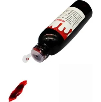 Karnevalový doplněk Lahvička umělé světlé krve 30 ml