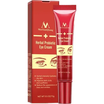 Pleťový krém Probiotický oční krém s výtažkem z bylin 15 g Oční krém proti vráskám a kruhům pod očima Krém na pokožku kolem očí